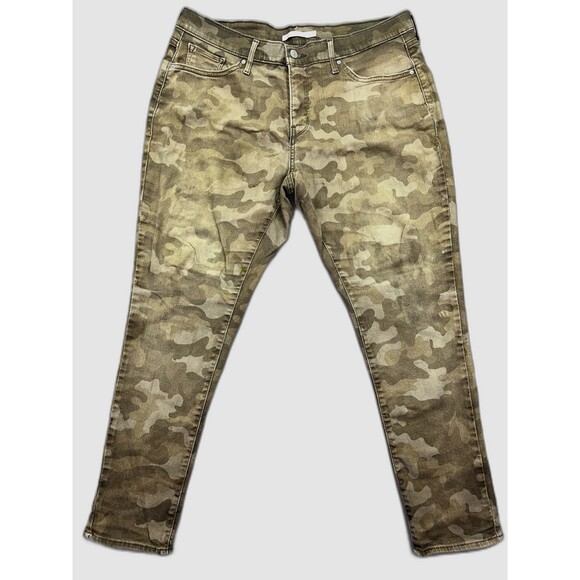 Levi's Women's Size 16W 311 Shaping Skinny Jeans  Camo Cotton‎ Blend - Picture 1 of 16
